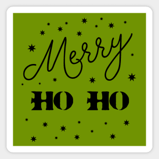 Merry HO HO Magnet